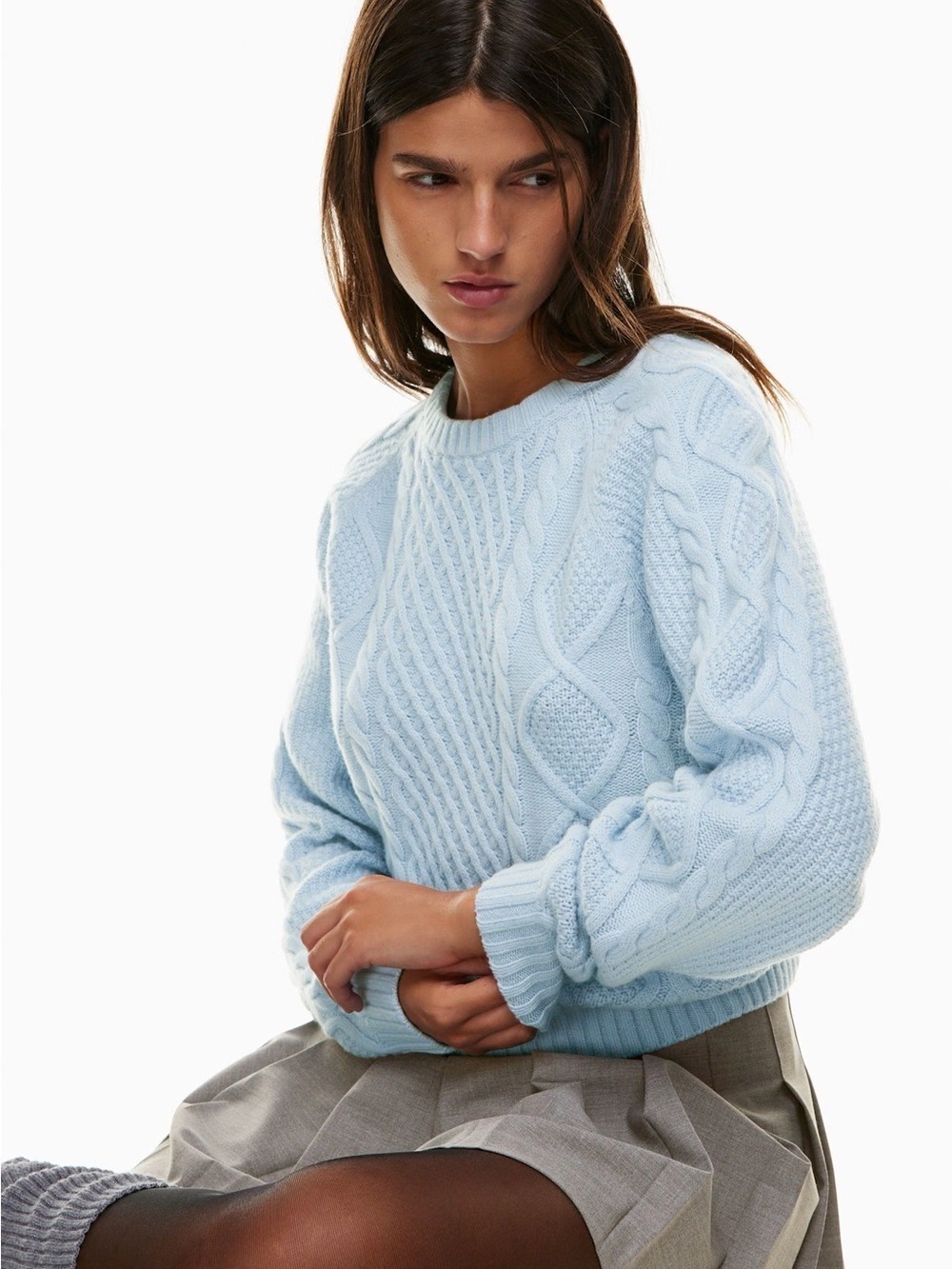 SUNDAY BEST LIMA SWEATER IN BLUE DIAMOND SIZE XS - Picture 2 of 11